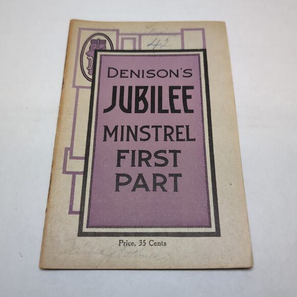 Lot of 4 Minstrel Booklets Denisons Dixie Jubilee Alabama First Part 20s - Picture 6 of 16